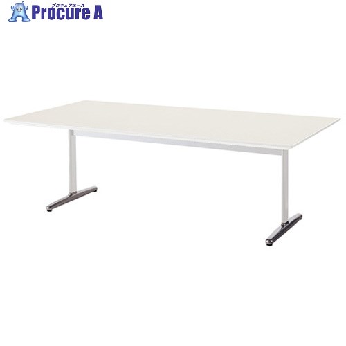 NAIKI ミーティングテーブル KHD2110-W-WH 1台 ■▼596-0693 ※個人宅様送り不可