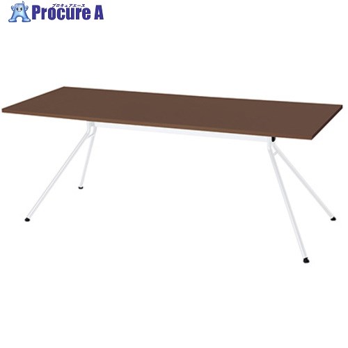 NAIKI ミーティングテーブル KLPA1875-W-WN 1台 ■▼596-6852 ※個人宅様送り不可