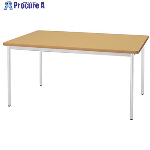 NAIKI ミーティングテーブル KMY型/天板:シルクウッド 脚:クリアーホワイト/W1500×D900×H720 KMY1590-W..