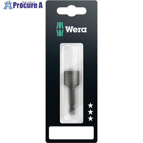 Wera 869/4MSB ナットセッター(ブリスター) 12.0 073507 1本 ▼837-0643