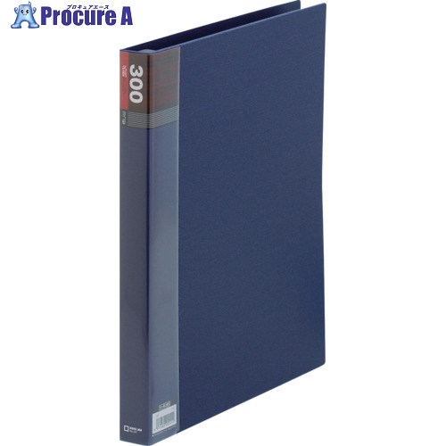 KING JIM 名刺ホルダ-A4-S 30穴 青 39-B 1