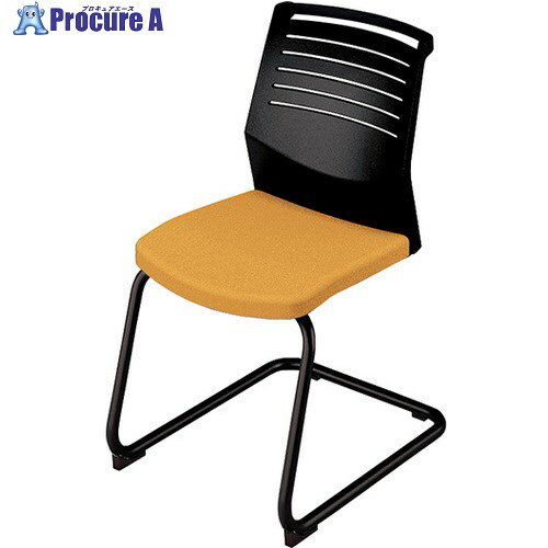 NAIKI ミーティングチェアー(肘無) E290型 オセディア osedia E297F-B1-PYE 1脚 ■▼656-5963 ※個人宅様送り不可