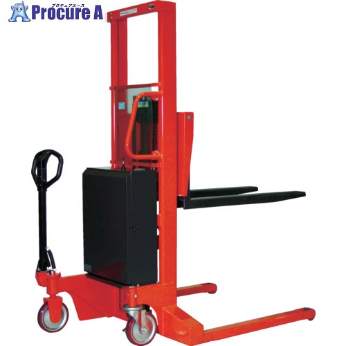 TRUSCO コゾウリフター 電動油圧式 800kg フォーク高さ1400 幅広タイプ BEN-D1000-14W 1台 ■▼454-1359 【送料都度見積】