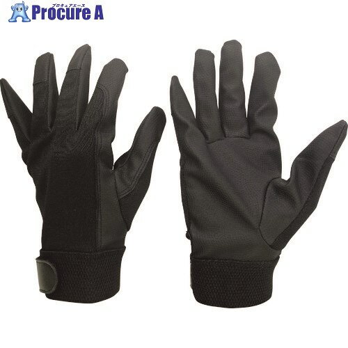 ミドリ安全 合成皮革手袋 薄手タイプ PUウイングローブC Lサイズ 1双 PU-WINGLOVE-C-L 1双 ▼147-7109【代引決済不可】