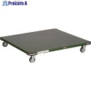 TRUSCO 鋼鉄製平台車 1200X1200 Φ100プレス車 PHT-1212H 1台 ■▼149-5825(4)
