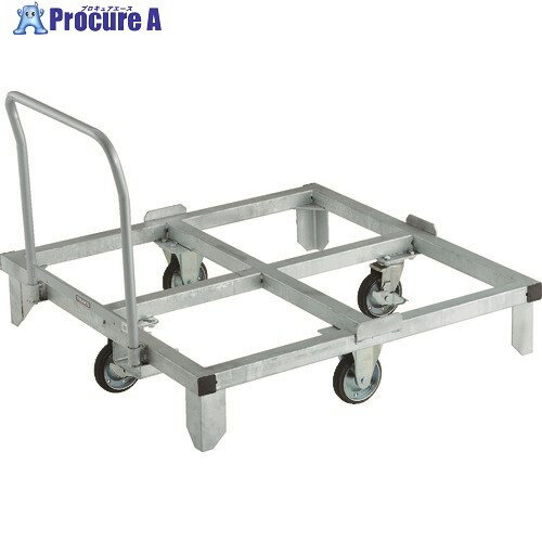 TRUSCO パレット台車 1100X1100用 ハンドル付 PRC-1111H 1台 ■▼206-3246