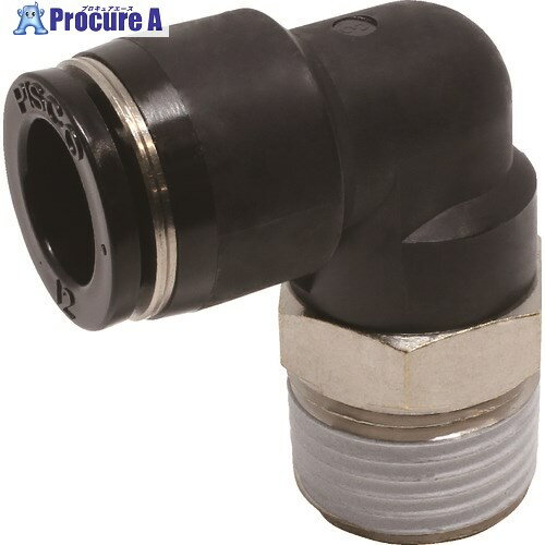PISCO チューブフィッティング エルボ 適合外径12mm 接続口径R1/2 PL12-04 1個 ▼290-9057