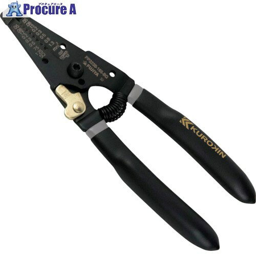 フジ矢 ワイヤーストリッパB型(黒金) PP323B-165-BG 1丁 ▼368-2831【代引決済不可】