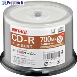 バッファロー 光学メディア CD-R PCデータ用 700MB 法人チャネル向け 50枚＋5枚 RO-CR07D-055PWZ 1パック ▼382-2056【代引決済不可】