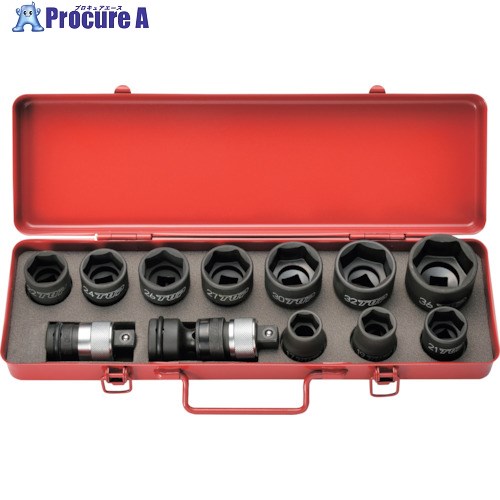 TOP インパクトレンチ用ソケット・ワンタッチアダプターセット PT-1736PUS 1個 ▼404-5821