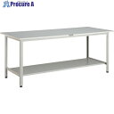 TRUSCO 軽荷重作業台(300kg)AE型 1800X750XH740 下棚2枚付 ホワイト色 RAE-1800LT2 W 1台 ■▼467-2071