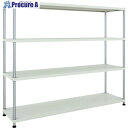 TRUSCO スチールラック フェニックスラック 1800X450 4段 W色 抗菌粉体塗装 PER-5644-W 1台 ■▼484-5234(3)
