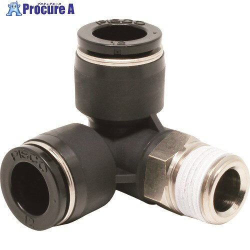 PISCO チューブフィッティング トリポッドエルボチューブ12ネジR3/8 PVX12-03 10個 ■▼809-5279 【送料都度見積】