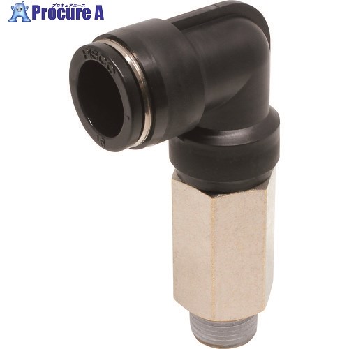 PISCO チューブフィッティング ロングエルボチューブ16ネジR3/8 PLL1603 10個 ■▼809-5572 【送料都度見積】