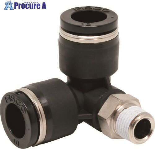 PISCO チューブフィッティング トリポッドエルボチューブ10ネジR1/8 PVX1001 10個 ■▼809-5703 【送料都度見積】