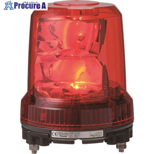 PATLITE 強耐振型LED回転灯 RLR-M2-R 55162 1台 ▼835-8312