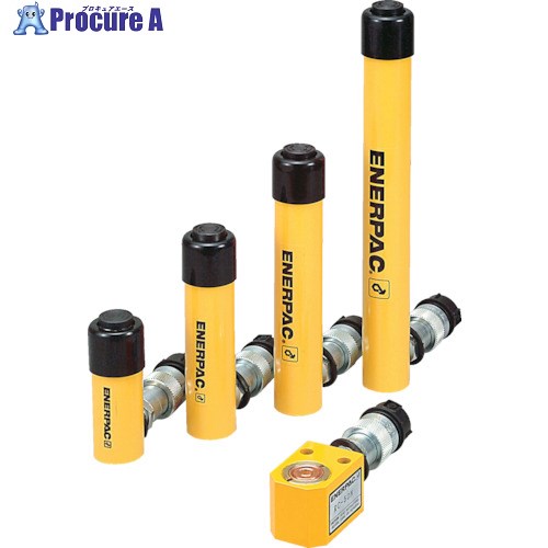 ENERPAC 油圧単動シリンダ 揚力45kN ストローク25mm RC51 1台 ■▼852-0188 【送料都度見積】