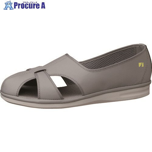 ミドリ安全 静電作業靴 PS-01S グレイ 25.5cm PS-01S-GY-25.5 1足 ▼859-3945