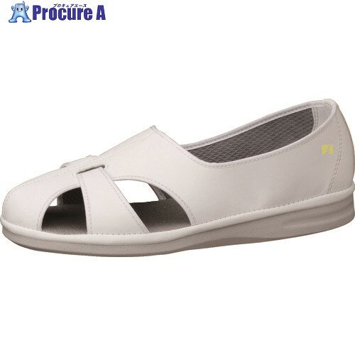 ミドリ安全 静電作業靴 PS-01S ホワイト 23.5cm PS-01S-W-23.5 1足 ▼859-3956