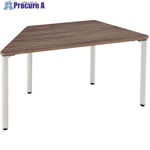 NAIKI ミーティングテーブル フリーモブ FM型/天板:ショコラアッシュ 脚:クリアーホワイト/W1200×D520×H720 FMD125-WCA 1台 ■▼681-4817 ※個人宅様送り不可