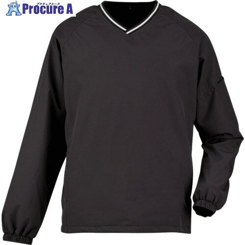 カジメイク 8350 防風ストレッチピステ ブラック M 8350-91-M 1着 ■▼686-5718【代引決済不可】【送料都度見積】