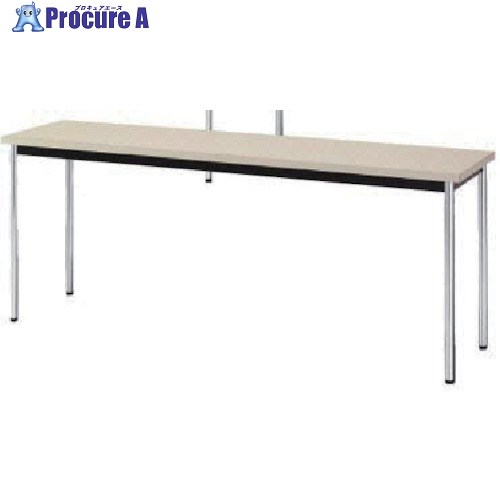 ナイキ テーブル 外寸法:W1800×D450×H700 KM1845-WH 1個 ■▼868-5188※個人宅様送り不可