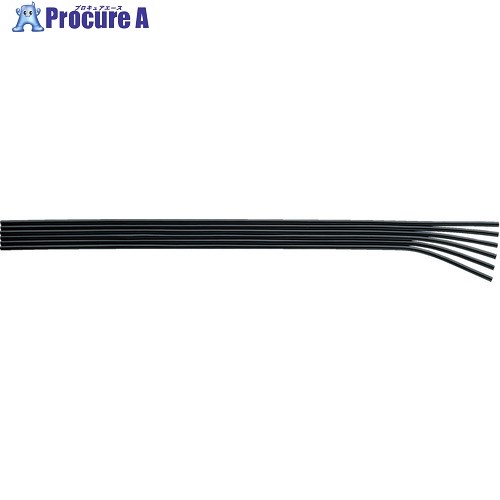 潤工社 低摩擦フラットチューブUFLF 4-4×2.5mm 20m 黒 UFLF-04-4-20 1巻 ■▼572-9101【代引決済不可】【送料都度見積】