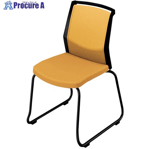 NAIKI ミーティングチェアー(肘無) E290型 オセディア osedia E292FK-B1-PYE 1脚 ■▼680-8581 ※個人宅様送り不可