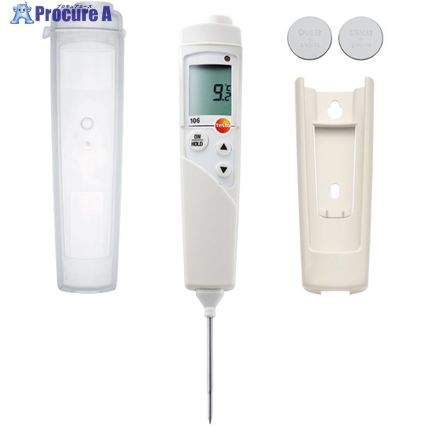 TESTO 食品用中心温度計 testo 106 TESTO106 1個 ▼353-2658