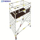 ハセガワ 高所作業台ジッピーダブル 最大使用質量225kg 作業床高さ7.05〜7.38m JASW2.0-ZS700 1台 ■▼103-0172 【送料都度見...