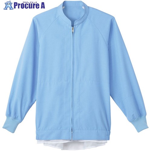 サンペックス 長袖ジャンパー 食品工場 白衣 衛生 サックス 4L CD-620-4L 1着 ▼761-6813