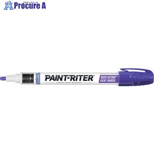 LACO Markal 工業用マーカー 「VALVE ACTION」 紫 96817 1本 ▼792-6472