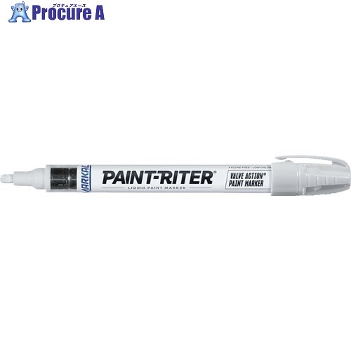 LACO Markal 工業用マーカー 「VALVE ACTION」 白 96820 1本 ▼792-6481