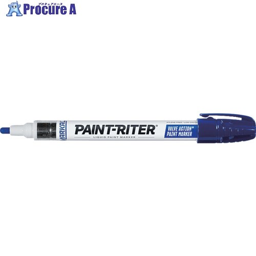 LACO Markal 工業用マーカー 「VALVE ACTION」 青 96825 1本 ▼792-6537
