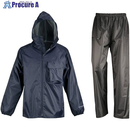 カジメイク レインスーツ 3294 ディフェンドレインフーディ ネイビー M 3294-55-M 1着 ■▼712-0220 ※個人宅様送り不可