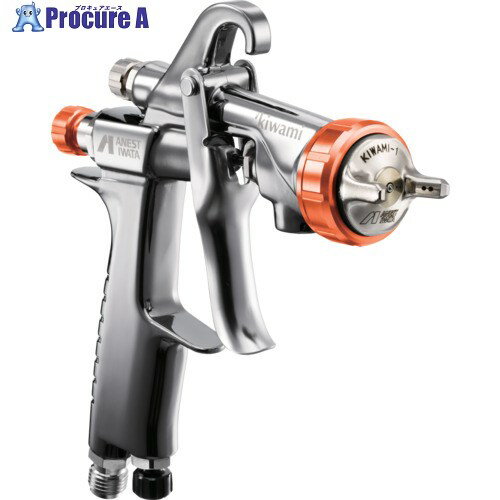 アネスト岩田 自動車補修専用スプレーガン 重力式 左利き用 ノズル口径 Φ1.4 パターン開き245mm KIWAMI114KP6-SL 1丁 ■▼713-43...