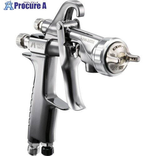 アネスト岩田 自動車補修専用スプレーガン 重力式 左利き用 ノズル口径 Φ1.4 パターン開き270mm KIWAMI1-14B2-SL 1丁 ■▼713-43...