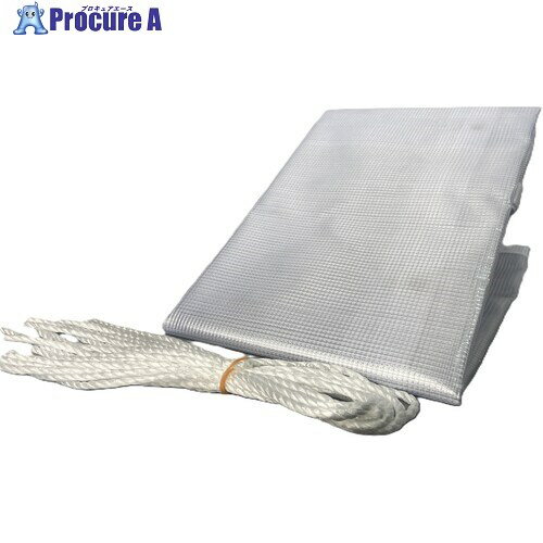 ユタカメイク 糸入りシート 採光性めかくしシート 0.9m×1.8m クリア ハトメ数26 B-315 1枚 ▼794-4021