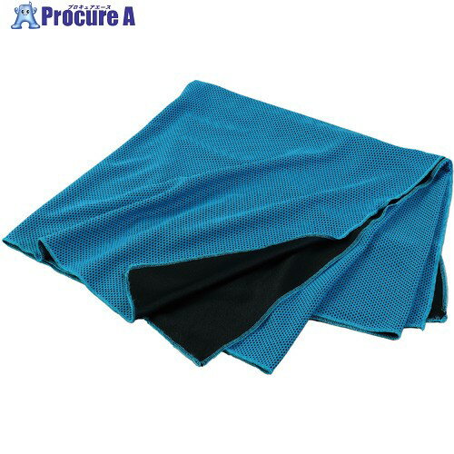 ArTeC 冷感タオル 超大判サイズ スカイブルー 27749 1枚 ■▼710-6959 【送料都度見積】