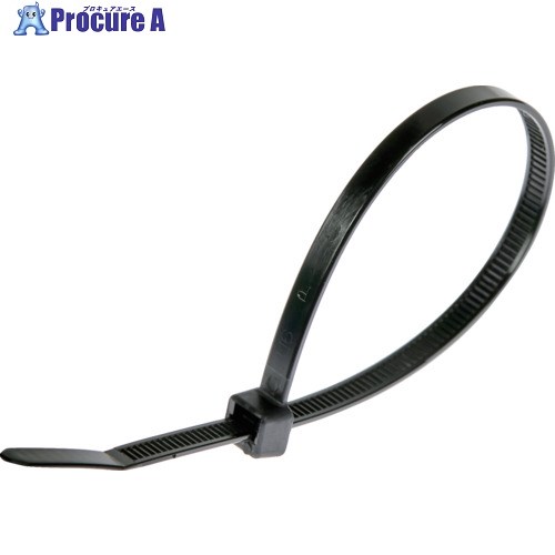 TRUSCO ナイロン結束バンド耐候性タイプ幅3.7mm長さ246mm 100本 TRJ250SB 1袋 ▼360-6741