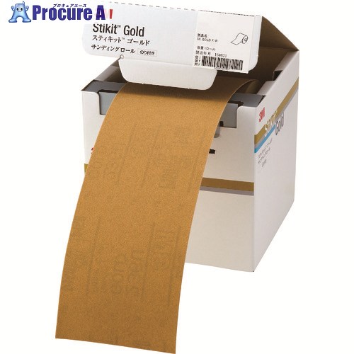 3M スティキット ゴールドフィニッシングロール #60 114mmX18m FR 60 114 GOL 1巻 ▼835-9025