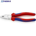 KNIPEX ペンチ クロムメッキ仕上げ コンフォートハンドル 180mm 0305-180 1丁 ▼835-6459