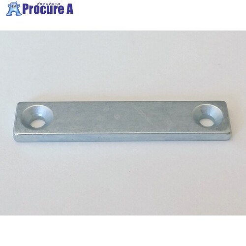 工作機工具 マグネット用品メーカー名（株）マグエバープラス名称 MAGEVER商品名MAGEVER　ネオジム磁石　角型　NC−50L　皿穴2つ穴　M3型式13NC50L1358メーカー希望小売価格【税抜】1000円(税抜)オレンジブック年　ページ発注コード708-8679JANコード4589421681358特長●強力ネオジム磁石の角型タイプに、皿穴があいた磁石です。●薄く平面的な磁石の為、皿ネジ用の穴を利用して、磁石と部品の取り付けが容易です。用途●工作機械、鉄製品等への吸着用。仕様●表面磁束密度(T)：0.21●吸着力(N)：90.22●幅(mm)：10●長さ(mm)：50●厚さ(mm)：3●適合ねじ：M3●色：シルバー●角型●穴形状：皿穴材質●ネオジム磁石●表面処理：亜鉛メッキ／クロメート処理(RoHS対応)セット内容／付属品注意原産国中国重量納期目安お取寄品（5〜7営業日）※欠品時別途連絡