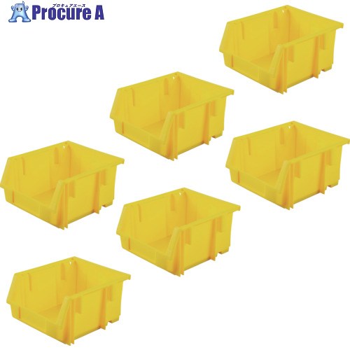 TRUSCO 【まとめ買い】VN型コンテナ 3.8L イエロー 80個 VN-3N-Y-80P 1S ■▼693-2002