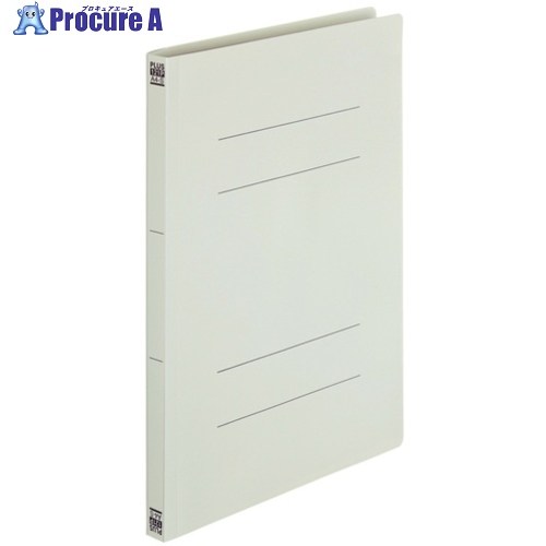 PLUS 892519)PPフラットファイルA4S No.121P GY 10冊 NO.121P GY(10) 1パック ▼196-1387