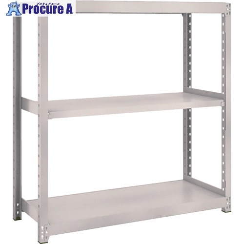 TRUSCO スチールラック M2型軽中量棚 1160X300XH900 3段 単体 ネオグレー ネオグレー M2-3433 NG(ネオグレー) 1S ▼697-8777