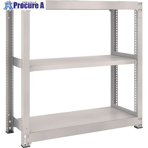 TRUSCO スチールラック M3型中量棚 1200X921XH900 3段 単体 ネオグレー ネオグレー M3-3493 NG(ネオグレー) 1台 ▼697-8876