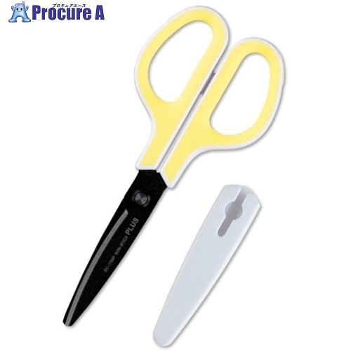 PLUS 34546)フィットカットカーブ SC-175SF 白×黄 SC-175SF WH/Y 1丁 ▼836-4467