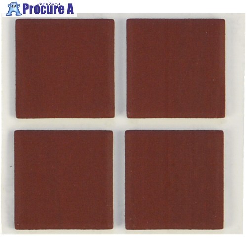 光 スライドクッション 粘着タイプ 茶 25mm角 4枚入り KSNK-25 5パック ■▼708-7512 【送料都度見積】※個人宅様送り不可