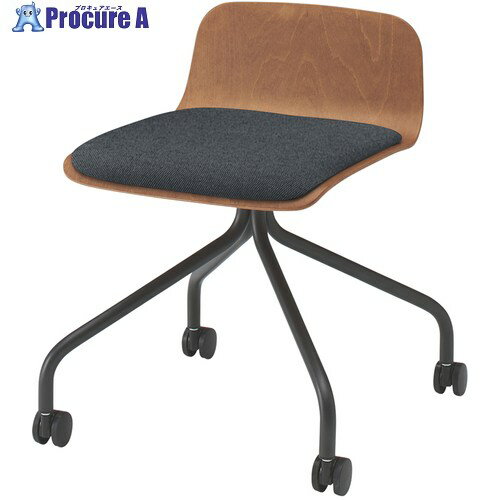 ITOKI ノットワークキャスターチェア 背面色ラスティックビーチM 座幅400mm 座面色オフブラック KLL-225C-TTW2 1脚 ■▼709-9455 【送料都度見積】